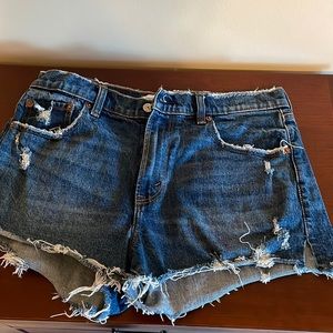 Abercrombie womens jean shorts